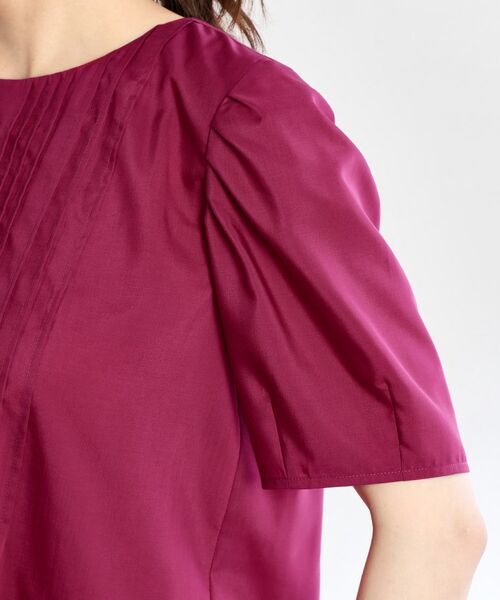 Reflect / リフレクト シャツ・ブラウス | 【すっきり見え！長め丈】ピンタックデザインチュニックブラウス | 詳細29