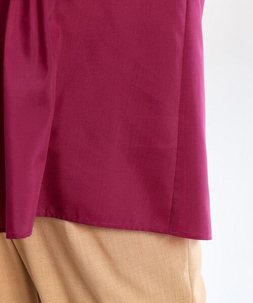 Reflect / リフレクト シャツ・ブラウス | 【すっきり見え！長め丈】ピンタックデザインチュニックブラウス | 詳細30