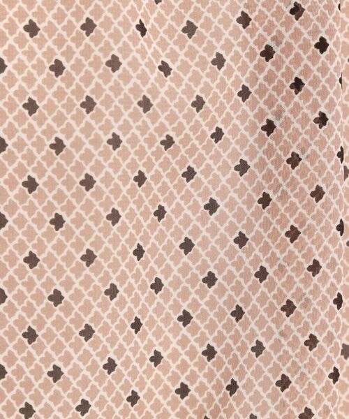 Reflect / リフレクト シャツ・ブラウス | 【マシンウォッシュ可/セットアップ可】コツキ柄プリントブラウス | 詳細15