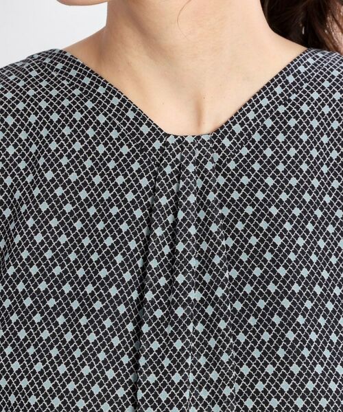 Reflect / リフレクト シャツ・ブラウス | 【マシンウォッシュ可/セットアップ可】コツキ柄プリントブラウス | 詳細25