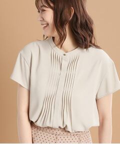 Reflect / リフレクト シャツ・ブラウス | 【インナーに◎／すっきり見え！長め丈】タックデティールブラウス