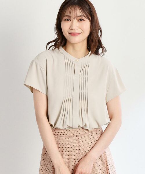 Reflect / リフレクト シャツ・ブラウス | 【インナーに◎／すっきり見え！長め丈】タックデティールブラウス | 詳細14