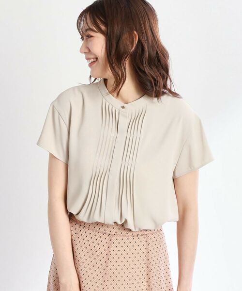 Reflect / リフレクト シャツ・ブラウス | 【インナーに◎／すっきり見え！長め丈】タックデティールブラウス | 詳細15