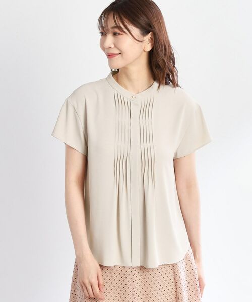 Reflect / リフレクト シャツ・ブラウス | 【インナーに◎／すっきり見え！長め丈】タックデティールブラウス | 詳細20