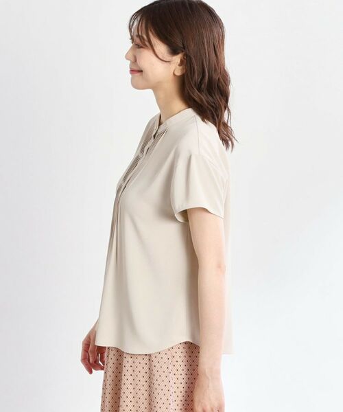 Reflect / リフレクト シャツ・ブラウス | 【インナーに◎／すっきり見え！長め丈】タックデティールブラウス | 詳細21