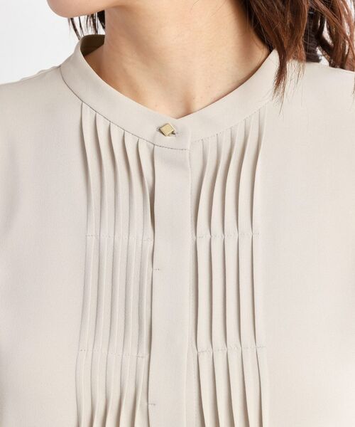 Reflect / リフレクト シャツ・ブラウス | 【インナーに◎／すっきり見え！長め丈】タックデティールブラウス | 詳細23