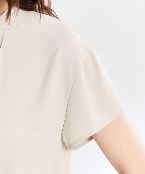 Reflect / リフレクト シャツ・ブラウス | 【インナーに◎／すっきり見え！長め丈】タックデティールブラウス | 詳細24