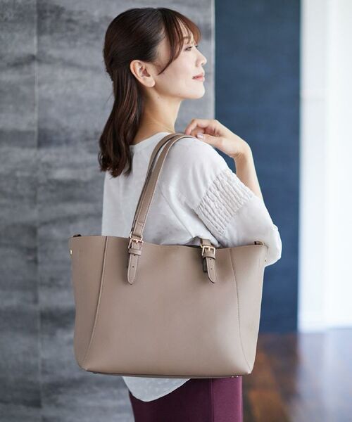 Reflect / リフレクト トートバッグ | 【WEB先行カラーあり/たっぷり収納!/通勤におすすめ】’25秋冬毎日バッグ(モカブラウン(042))