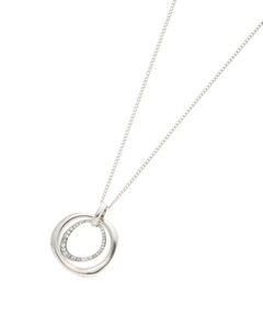 Reflect / リフレクト ネックレス・ペンダント・チョーカー | ラインストーン＋リングデザインネックレス