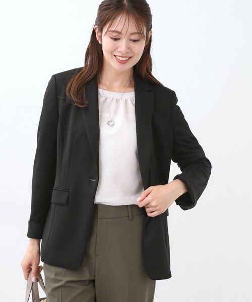 【大きいサイズ】リフレクト　匠ジャケット　パンツ　セットアップ　スーツ　黒 匠シリーズ／パンツスタイルにおすすめ◎／セットアップ可】匠