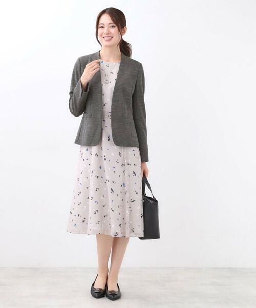 Reflect / リフレクト ノーカラージャケット | 【匠シリーズ／すっきり見え／セットアップ可】匠ジャケット／ノーカラー | 詳細18