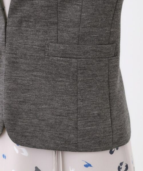 Reflect / リフレクト ノーカラージャケット | 【匠シリーズ／すっきり見え／セットアップ可】匠ジャケット／ノーカラー | 詳細27