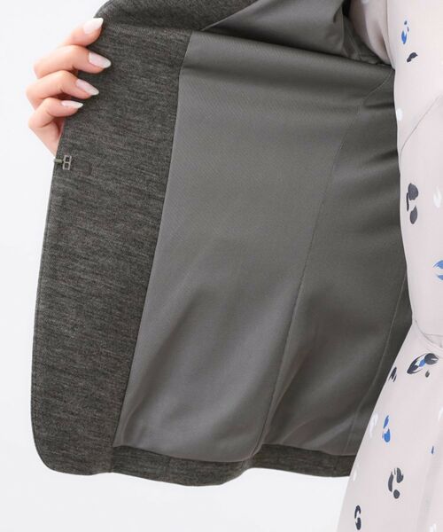Reflect / リフレクト ノーカラージャケット | 【匠シリーズ／すっきり見え／セットアップ可】匠ジャケット／ノーカラー | 詳細28