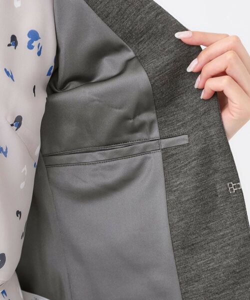 Reflect / リフレクト ノーカラージャケット | 【匠シリーズ／すっきり見え／セットアップ可】匠ジャケット／ノーカラー | 詳細29