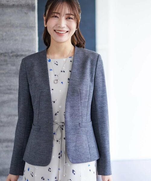 未使用 リフレクト 匠ジャケット ノーカラー ストレッチ サマージャケット 匠シリーズ/UVカット/接触冷感/洗える】匠ジャケット/ノーカラー