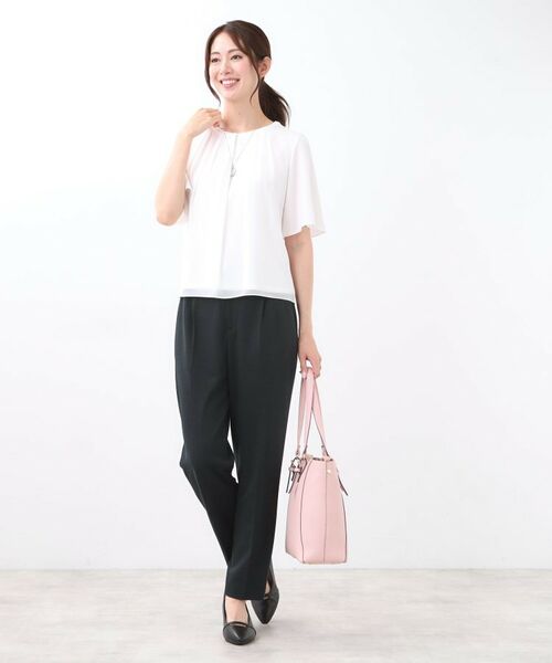 Reflect / リフレクト パンツ | 【匠シリーズ/すっきり細見え/セットアップ可】センタープレスベーシックパンツ | 詳細11