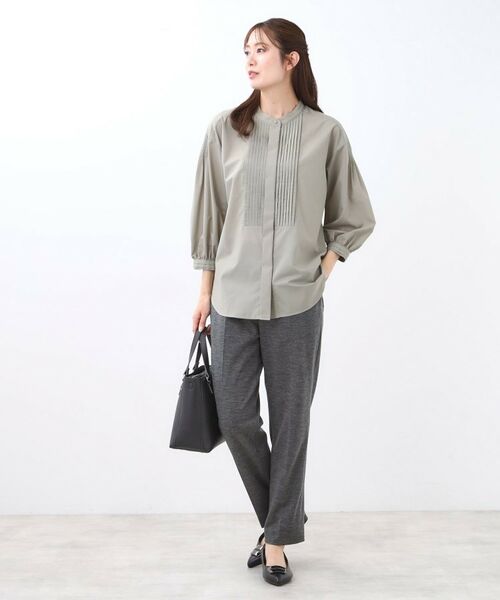 Reflect / リフレクト パンツ | 【匠シリーズ/すっきり細見え/セットアップ可】センタープレスベーシックパンツ | 詳細3