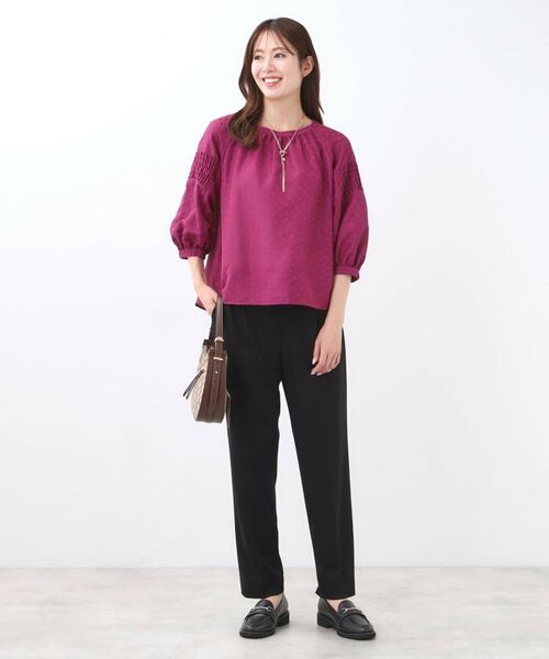 Reflect / リフレクト パンツ | 【匠シリーズ/すっきり細見え/セットアップ可】センタープレスベーシックパンツ | 詳細7