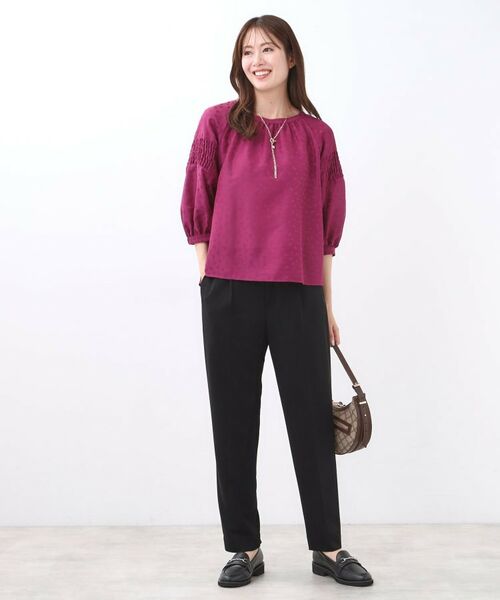 Reflect / リフレクト パンツ | 【匠シリーズ/すっきり細見え/セットアップ可】センタープレスベーシックパンツ | 詳細8