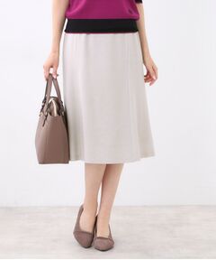 Reflect / リフレクト ミニ・ひざ丈スカート | 【匠シリーズ／すっきり細見え／セットアップ可】ソフトフレアスカート