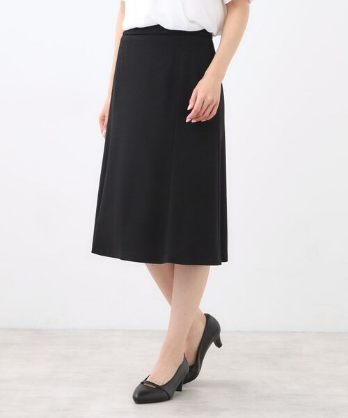 Reflect / リフレクト ミニ・ひざ丈スカート | 【匠シリーズ／すっきり細見え／セットアップ可】ソフトフレアスカート | 詳細22