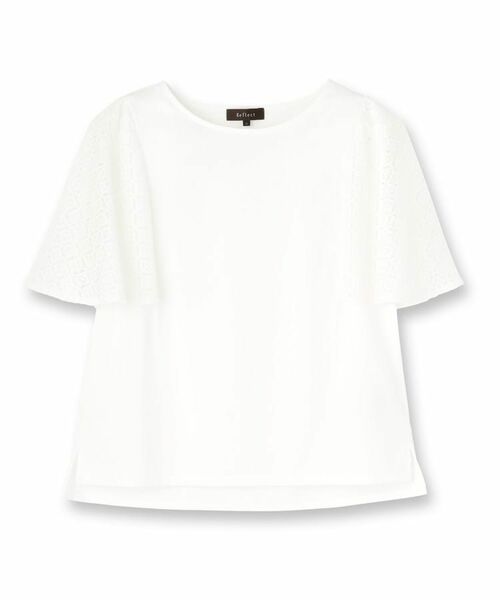 Reflect / リフレクト カットソー | 幾何レーススリーブプルオーバージャージ | 詳細9