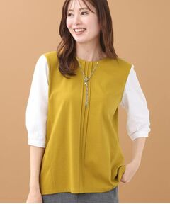 Reflect / リフレクト カットソー | 【アウターを着てもすっきり／体型カバー／腰周りが気にならない】長め丈プルオーバージャージ