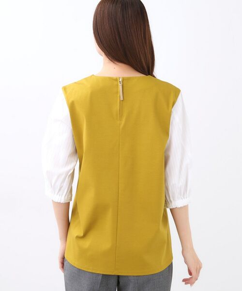 Reflect / リフレクト カットソー | 【アウターを着てもすっきり／体型カバー／腰周りが気にならない】長め丈プルオーバージャージ | 詳細27