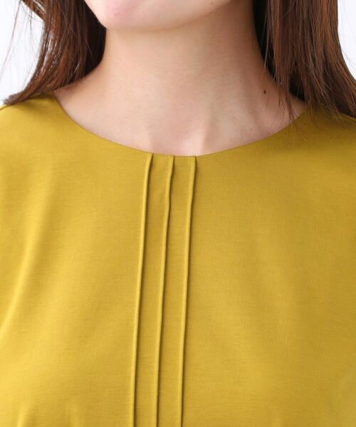 Reflect / リフレクト カットソー | 【アウターを着てもすっきり／体型カバー／腰周りが気にならない】長め丈プルオーバージャージ | 詳細28