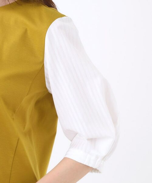 Reflect / リフレクト カットソー | 【アウターを着てもすっきり／体型カバー／腰周りが気にならない】長め丈プルオーバージャージ | 詳細30