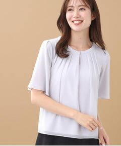 Reflect / リフレクト シャツ・ブラウス | 【一枚着で着映え◎／ジャケットのインナーにも】フロント開きブラウス