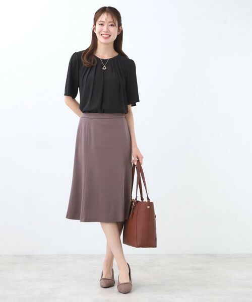 Reflect / リフレクト シャツ・ブラウス | 【一枚着で着映え◎/ジャケットのインナーにも】フロント開きブラウス | 詳細18