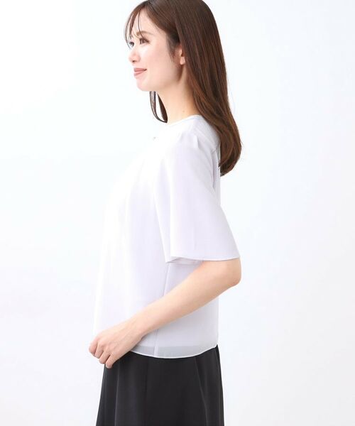 Reflect / リフレクト シャツ・ブラウス | 【一枚着で着映え◎/ジャケットのインナーにも】フロント開きブラウス | 詳細22