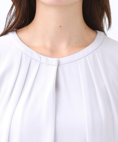 Reflect / リフレクト シャツ・ブラウス | 【一枚着で着映え◎/ジャケットのインナーにも】フロント開きブラウス | 詳細24