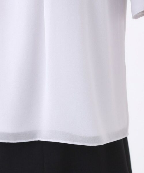 Reflect / リフレクト シャツ・ブラウス | 【一枚着で着映え◎/ジャケットのインナーにも】フロント開きブラウス | 詳細26