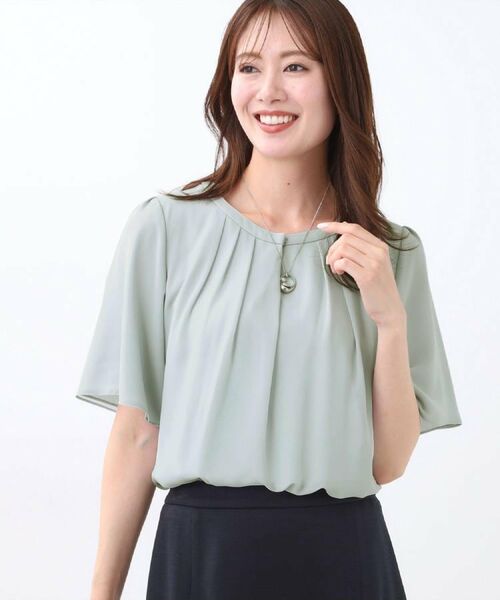 Reflect / リフレクト シャツ・ブラウス | 【一枚着で着映え◎/ジャケットのインナーにも】フロント開きブラウス | 詳細27