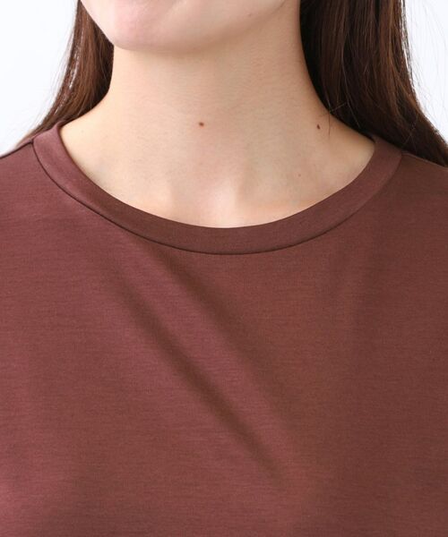 Reflect / リフレクト カットソー | 【アウターを着てもすっきり／手洗い可／インナーにおすすめ◎】六分袖プルオーバージャージ | 詳細16