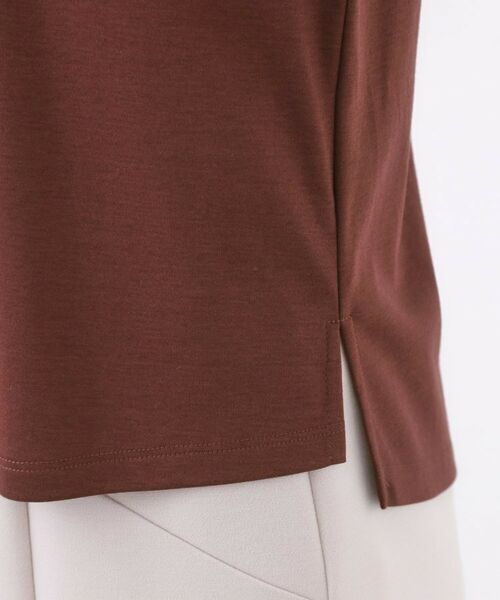 Reflect / リフレクト カットソー | 【アウターを着てもすっきり／手洗い可／インナーにおすすめ◎】六分袖プルオーバージャージ | 詳細19