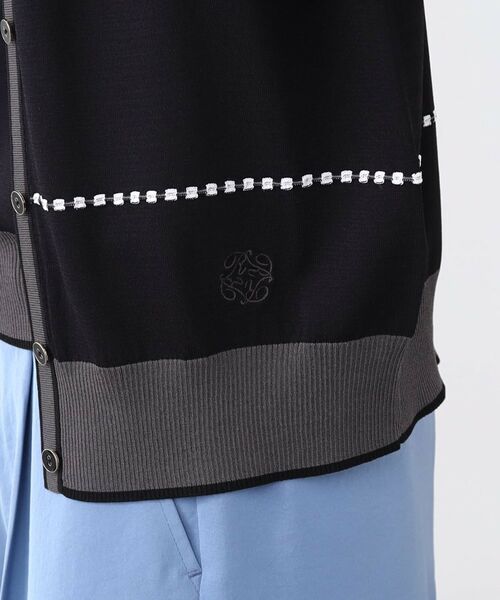 Reflect / リフレクト カーディガン・ボレロ | 【WEB先行カラーあり／手洗い可／アンサンブル可】バイカラーカーディガン | 詳細11