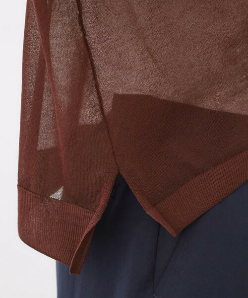 Reflect / リフレクト カーディガン・ボレロ | 【寒暖差対策に◎／手洗い可／旅行や通勤に】フード付きシアーカーディガン | 詳細24