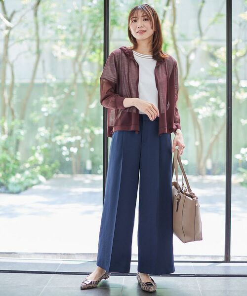 Reflect / リフレクト カーディガン・ボレロ | 【寒暖差対策に◎／手洗い可／旅行や通勤に】フード付きシアーカーディガン | 詳細5