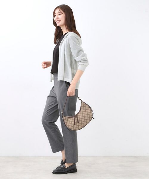 Reflect / リフレクト カーディガン・ボレロ | 【寒暖差対策に◎／手洗い可／旅行や通勤に】フード付きシアーカーディガン | 詳細7