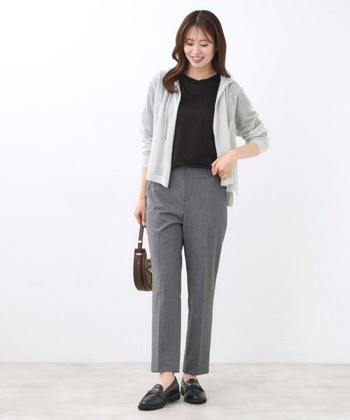 Reflect / リフレクト カーディガン・ボレロ | 【寒暖差対策に◎／手洗い可／旅行や通勤に】フード付きシアーカーディガン | 詳細8