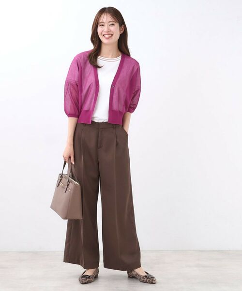 Reflect / リフレクト カーディガン・ボレロ | 【手洗い可】ボレロ風シアーカーディガン | 詳細11