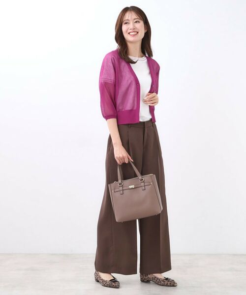 Reflect / リフレクト カーディガン・ボレロ | 【手洗い可】ボレロ風シアーカーディガン | 詳細12