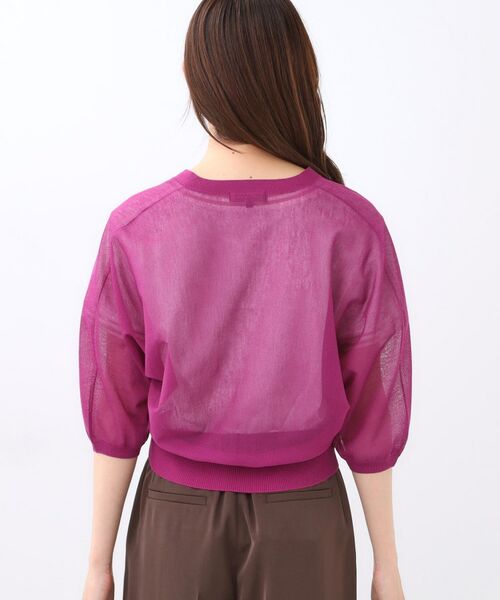 Reflect / リフレクト カーディガン・ボレロ | 【手洗い可】ボレロ風シアーカーディガン | 詳細21