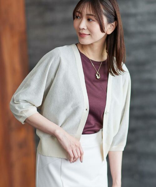 Reflect / リフレクト カーディガン・ボレロ | 【手洗い可】ボレロ風シアーカーディガン | 詳細3