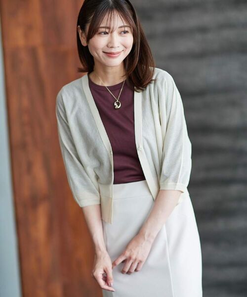 Reflect / リフレクト カーディガン・ボレロ | 【手洗い可】ボレロ風シアーカーディガン | 詳細4