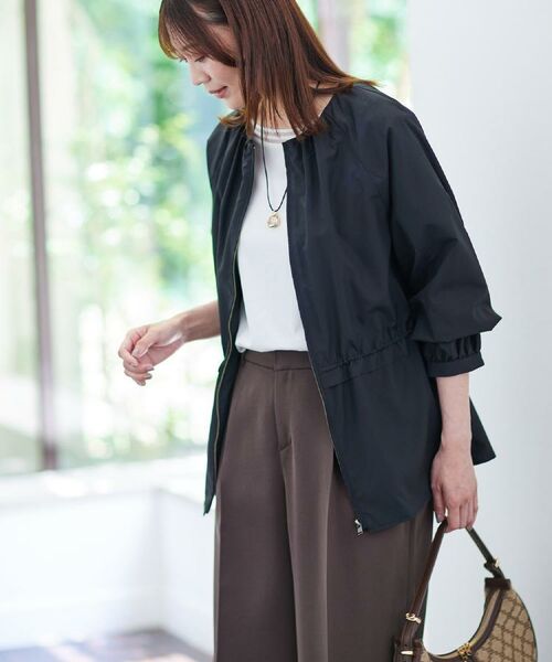 Reflect / リフレクト レザーブルゾン・ジャケット | 【パンツにもスカートにも合わせやすい◎】ライティブルゾン | 詳細3