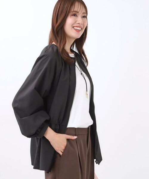 Reflect / リフレクト レザーブルゾン・ジャケット | 【パンツにもスカートにも合わせやすい◎】ライティブルゾン | 詳細6